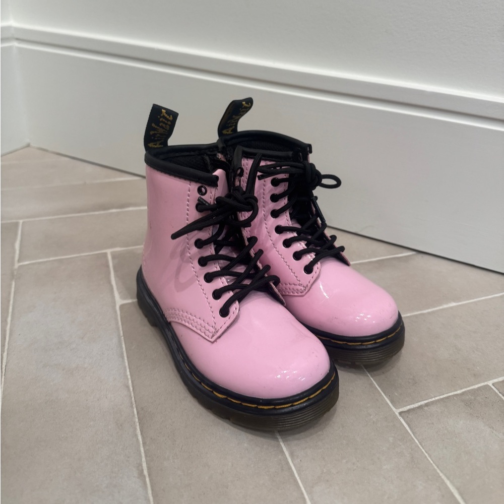Dr. Martens Kids Pink Boots